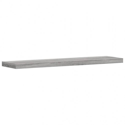 Væghylder 4 stk. - 40×10×1,5 cm i konstrueret træ, grå sonoma-eg
