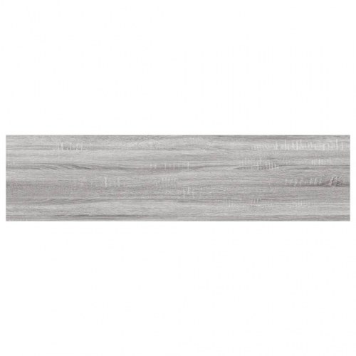 Væghylder 4 stk. - 40×10×1,5 cm i konstrueret træ, grå sonoma-eg