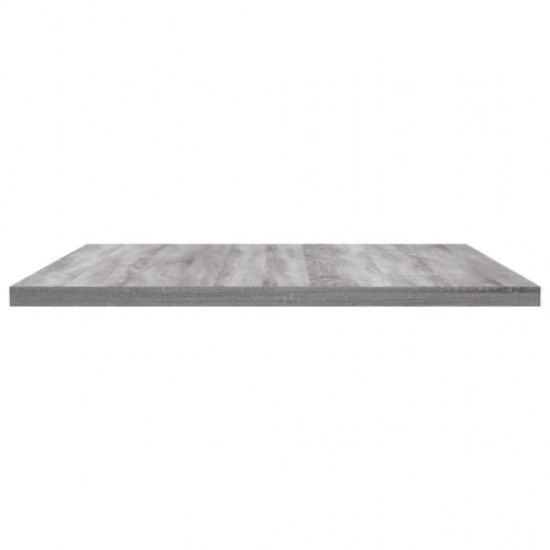 Væghylder 4 stk. 60×40×1,5 cm i konstrueret træ - grå sonoma-eg