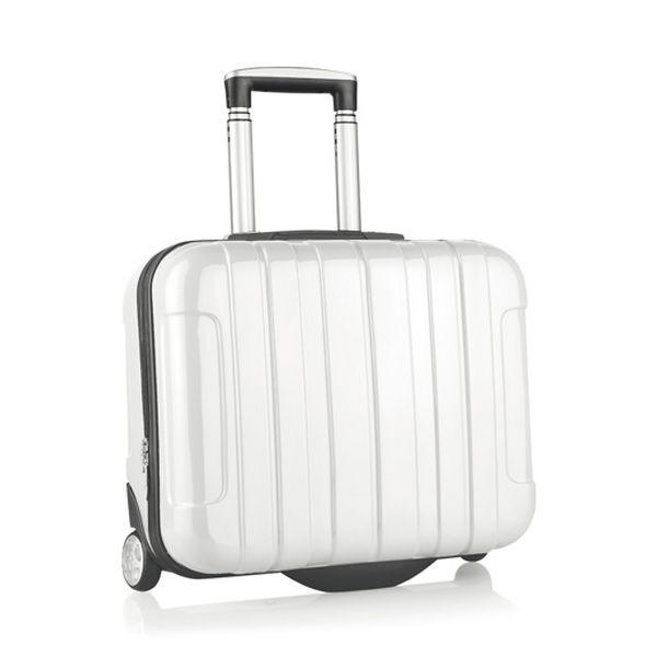 Kuffert med rum til bærbar computer (46 x 40 x 19 cm) 144376 Hvid