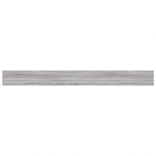 Væghylder - 4 stk. 100×10×1,5 cm i grå sonoma-eg, konstrueret træ