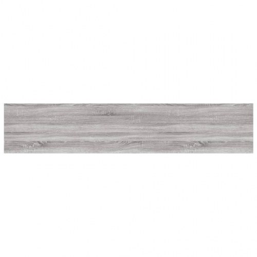 Væghylder - 4 stk. 100×20×1,5 cm i konstrueret træ, grå sonoma-eg
