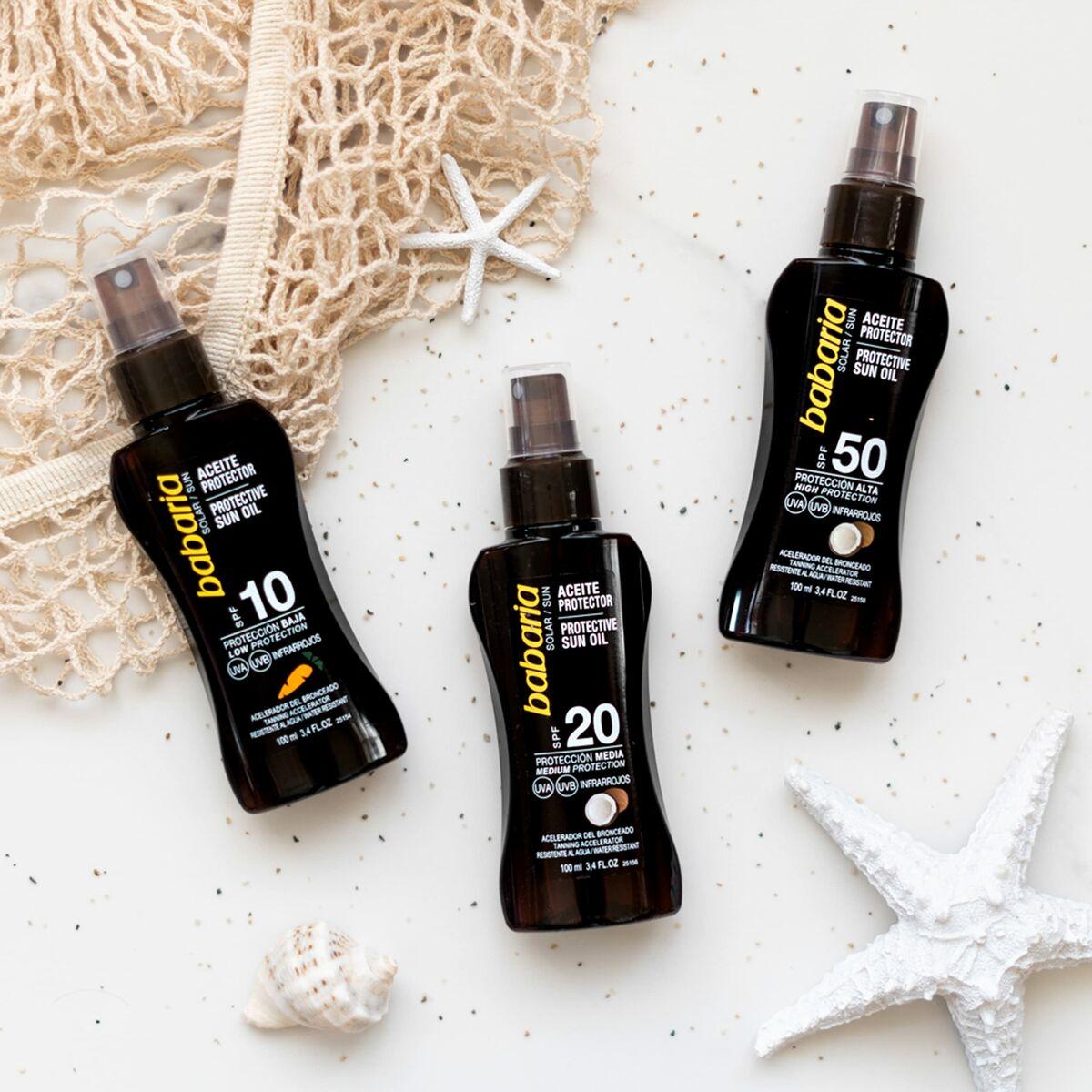 Babaria Sololie SPF 50 Spray - kokos, vandafvisende