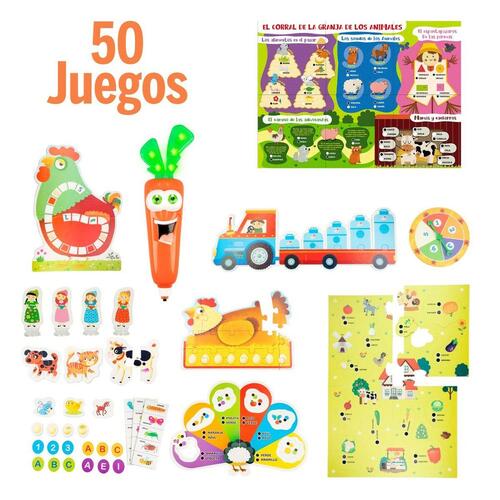 Lisciani Giochi Carotina Baby - Lærerigt spil med 50 spil (3-6 år) - 6 enheder