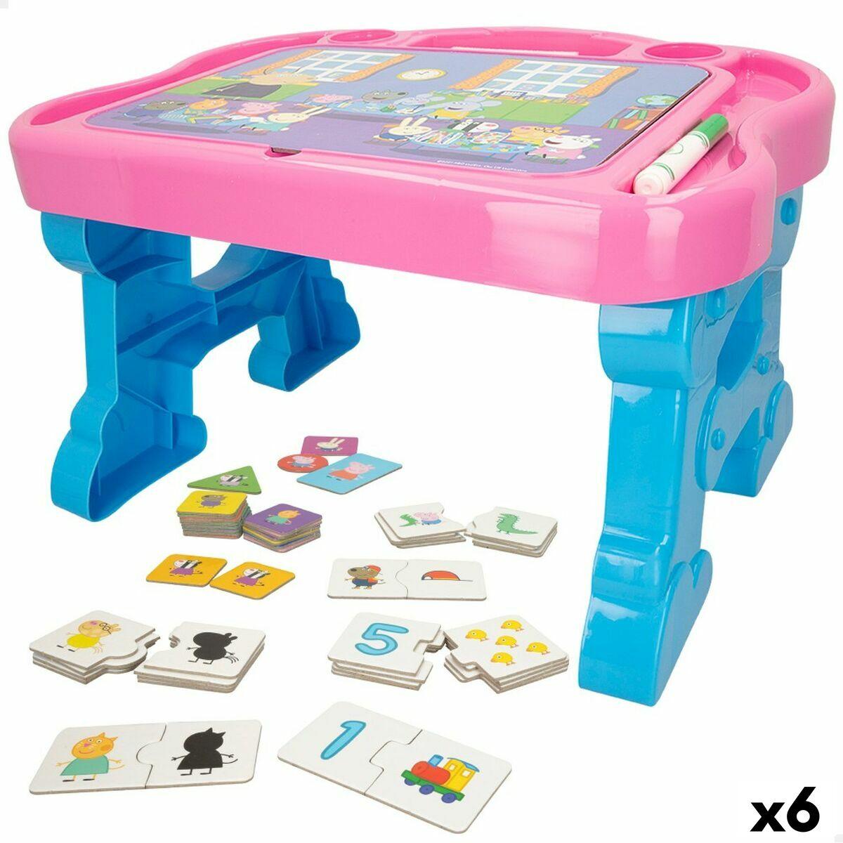 Multi-spil Tabel Peppa Pig 6 Enheder