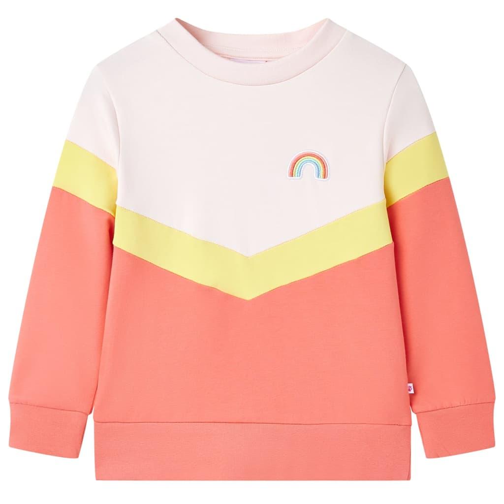Sweatshirt Til Børn Str 104 Lyserød