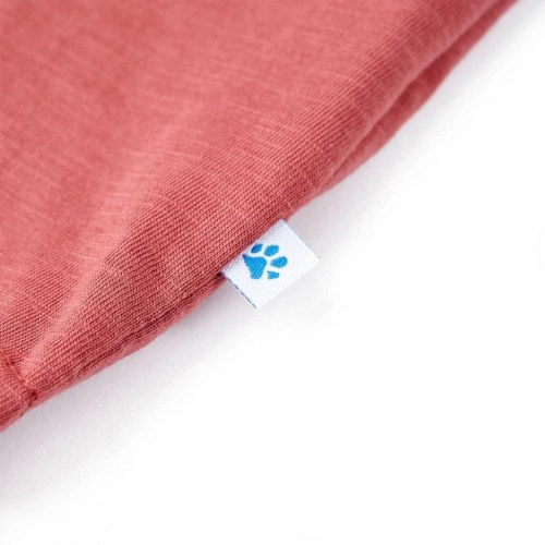 T-shirt til børn str. 104 rød