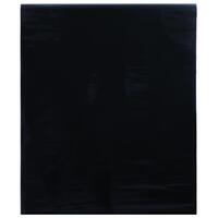 Vinduesfolie 60x1000 cm statisk PVC matteret sort