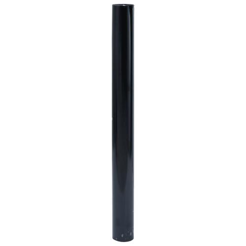 Vinduesfolie 60x1000 cm statisk PVC matteret sort