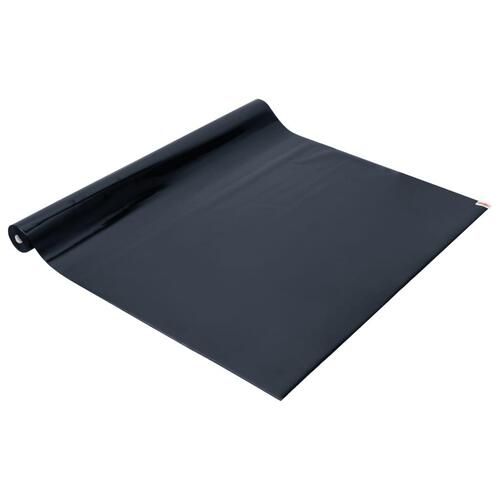 Vinduesfolie 60x1000 cm statisk PVC matteret sort