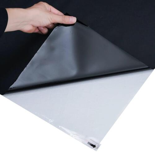 Vinduesfolie 60x1000 cm statisk PVC matteret sort