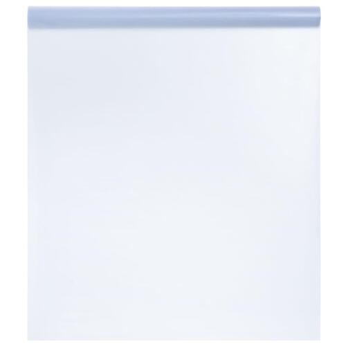 Vinduesfolie 90x1000 cm statisk PVC matteret transparent grå