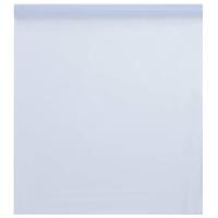 Vinduesfolie 90x500 cm statisk PVC matteret transparent hvid