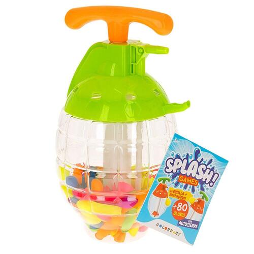 Vandballoner med pumpe Colorbaby Splash Selvlukkende 6 enheder