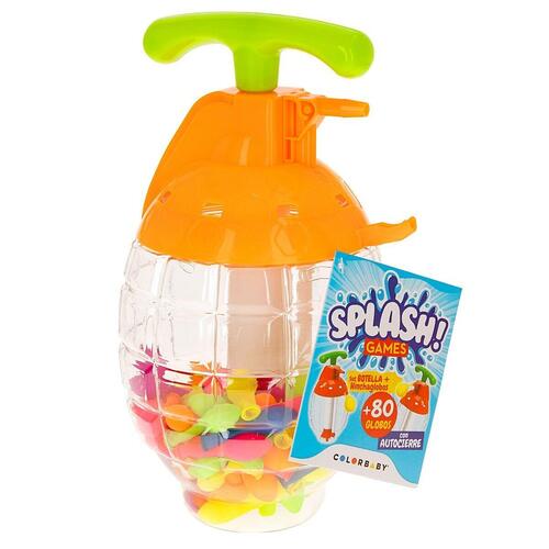 Vandballoner med pumpe Colorbaby Splash Selvlukkende 6 enheder
