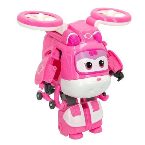 Super robot der kan ændres Super Wings Dizzy Helikopter 10,5 x 13,5 x 14,5 cm Pink (6 enheder)