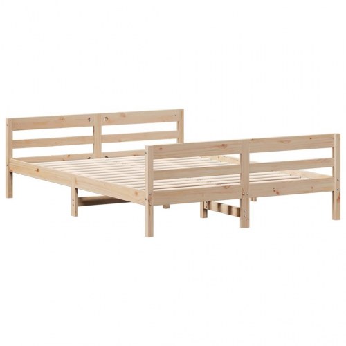 Sengeramme naturfarvet 120 x 200 cm