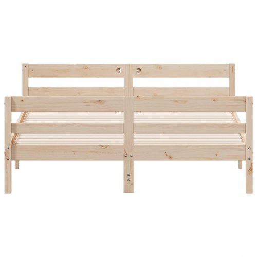 Sengeramme naturfarvet 120 x 200 cm