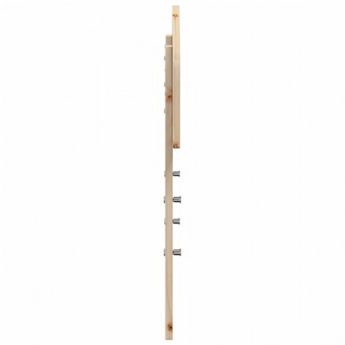 Sengegavl i massivt fyrretræ til 90 cm madras