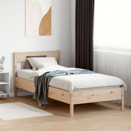 Sengeramme i massivt fyrretræ 75 x 190 cm