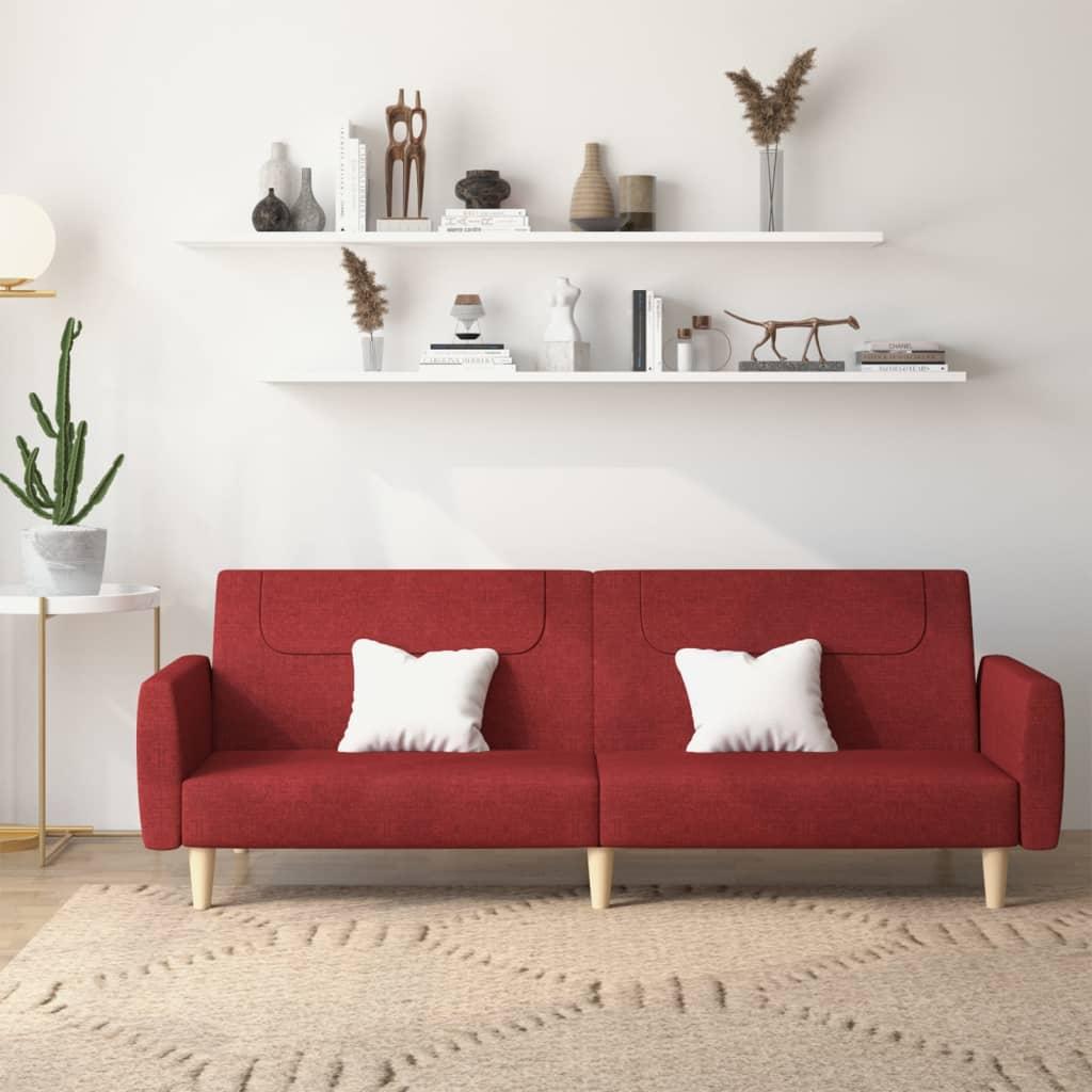 2 Personers Sovesofa Stof Vinrød
