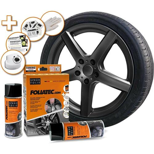 Flydende gummi til biler Foliatec Antracit metal 2 x 400 ml