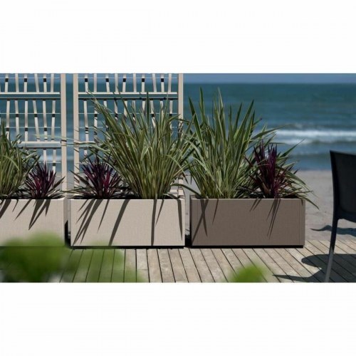 Starwax Jardín Ethica plantekasse med espalier - sort rektangulær 80 cm