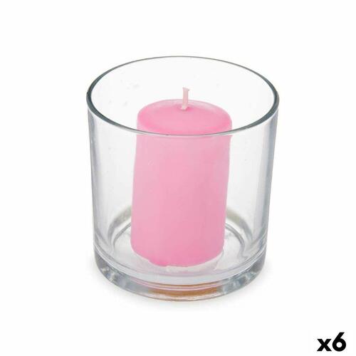 Duftlys 10 x 10 x 10 cm (6 enheder) Glas Orkide
