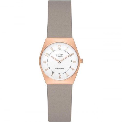 Skagen Grenen Lille Solar dameur Ø 26 mm, silikonerem