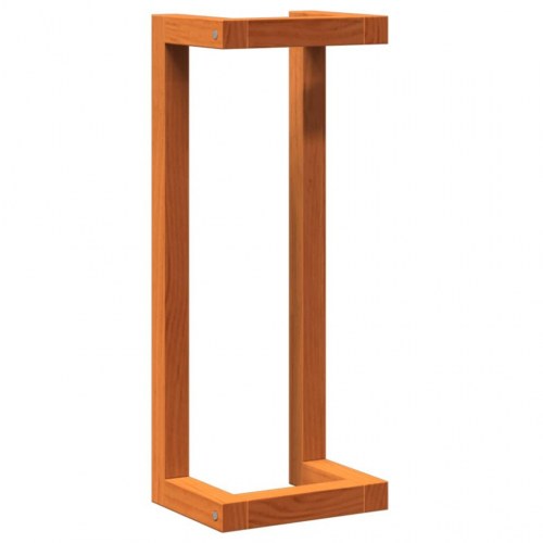 Håndklædeholder 23x18x60 cm massivt fyrretræ gyldenbrun