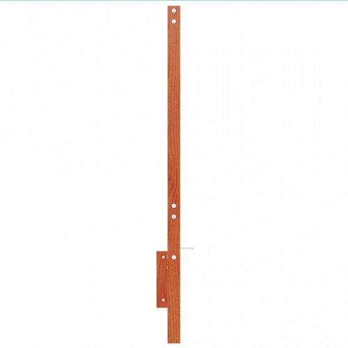 Sengegavl i massivt fyrretræ 135 cm - gyldenbrun