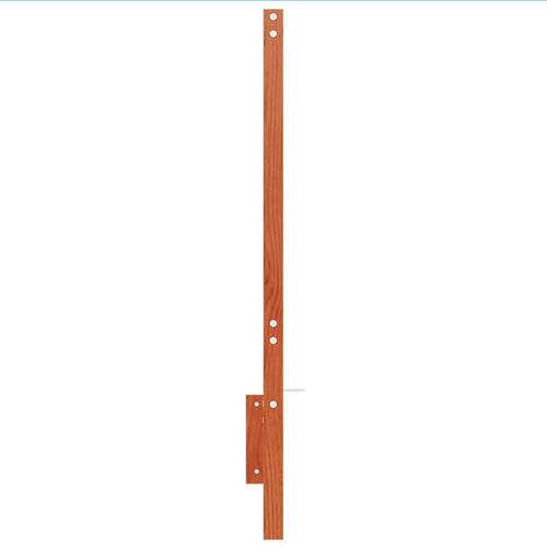 Sengegavl 150 cm massivt fyrretræ gyldenbrun