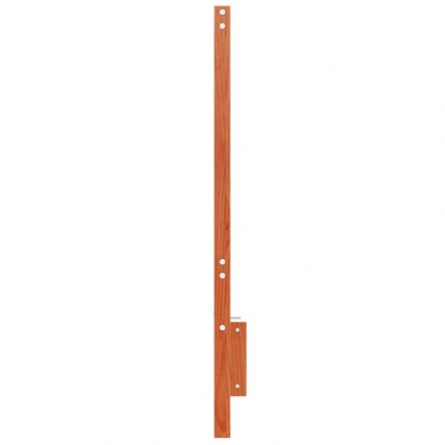 Sengegavl 150 cm i massivt fyrretræ - gyldenbrun