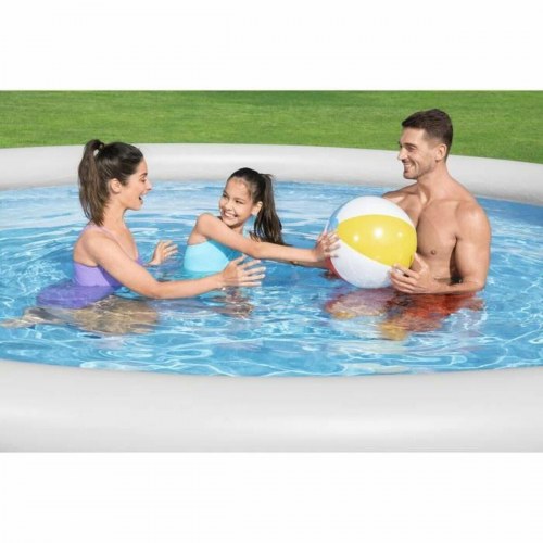 Bestway oppustelig pool - grå, 9.677 l (457 × 84 cm)