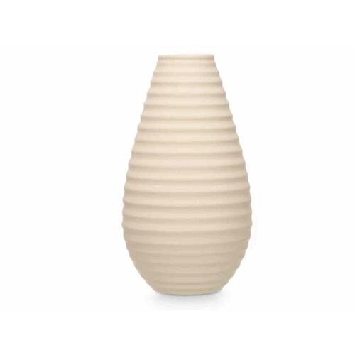 Vase Beige Keramik 22 x 44 x 22 cm (2 enheder) Striber
