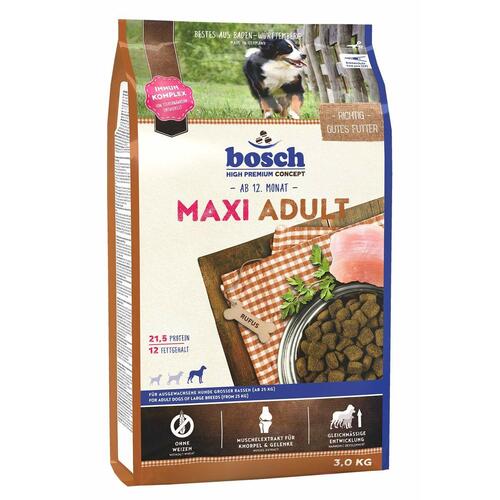 BOSCH Maxi Adult hundefoder - Fugl, 3 kg