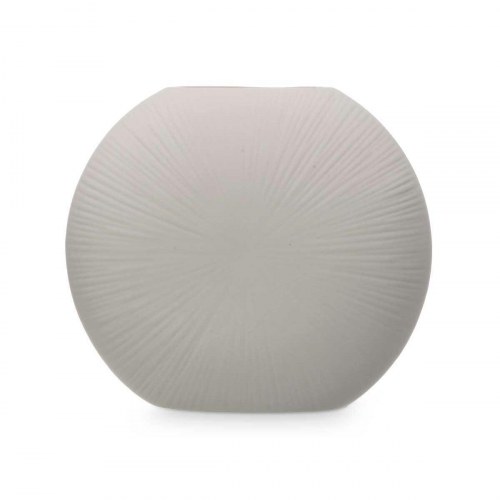 Vase grå keramik cirkulær 29 × 26 × 11 cm - (4 stk.)