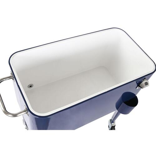 Transportabel Køleboks Home ESPRIT Marineblå Stål polypropylen 56 L 74 x 43 x 80 cm