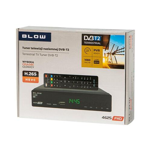 Blow TDT-tuner 77-048 DVB-T2 (HDMI/USB) - Sort