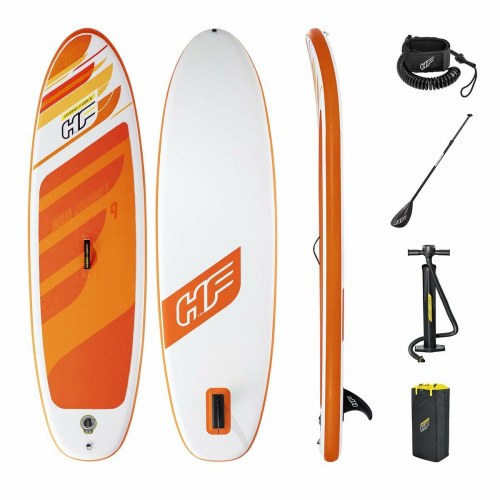 Bestway Hydro‑Force oppusteligt paddleboard m. tilbehør, 274 × 76 × 12 cm, multifarvet