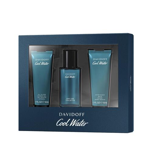 Parfume sæt til mænd Davidoff EDT Cool Water 3 Dele