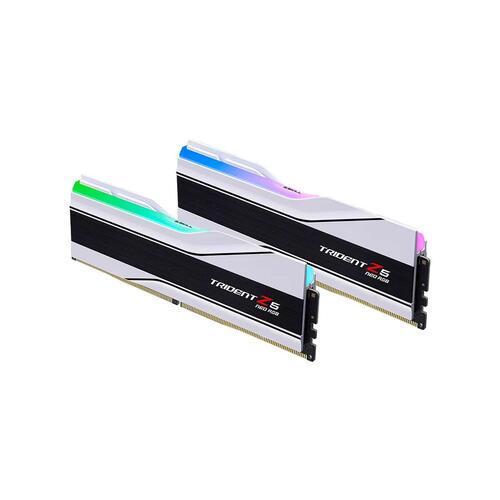 GSKILL Trident Z Neo DDR5 32 GB (2x16) 6000 MHz CL32 RGB - hvid/sort