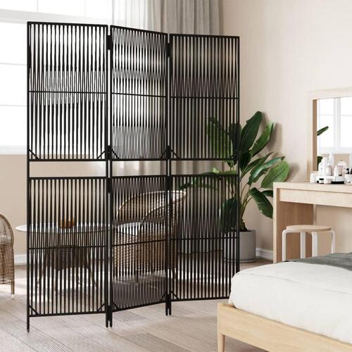 Rumdeler 3 paneler polyrattan sort