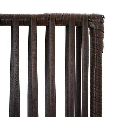 Rumdeler 5 paneler polyrattan brun