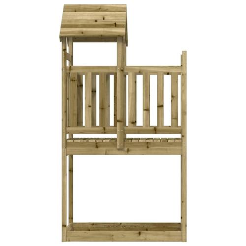 Legetårn 52,5x110,5x214 cm imprægneret fyrretræ