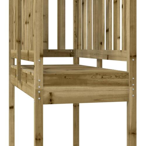 Legetårn 52,5x110,5x214 cm imprægneret fyrretræ