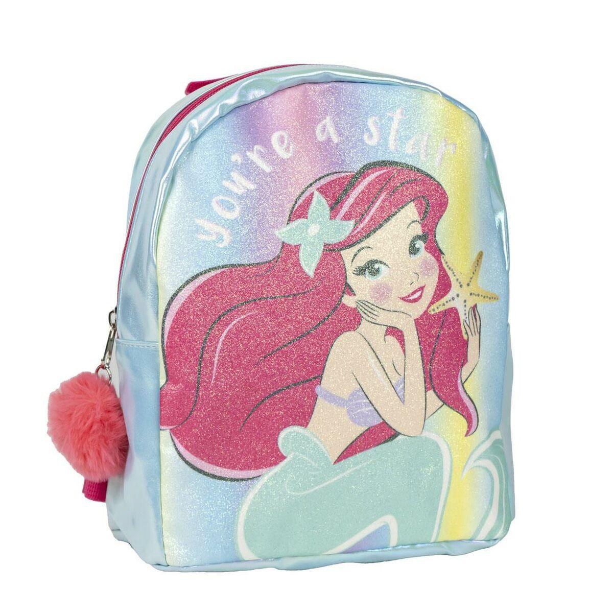 Casual Rygsæk Disney Princess Blå 19 X 23 X 8 Cm
