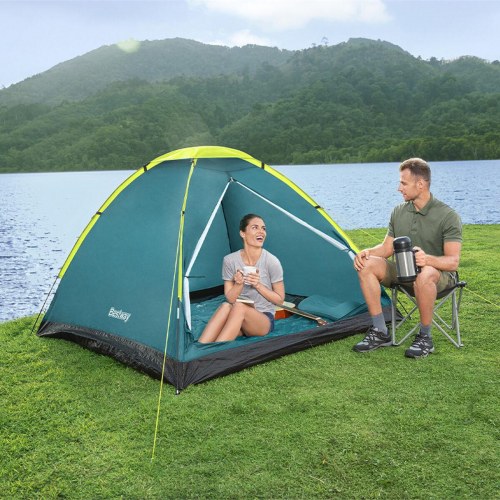 Bestway telt - grøn, 205 × 145 × 100 cm (2-personers)