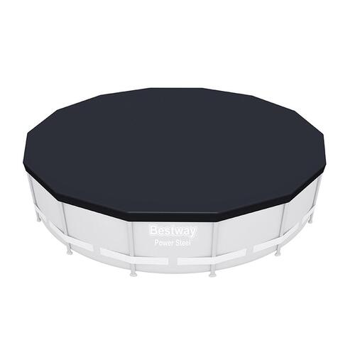 Swimmingpool Cover Sort Ø 427 cm