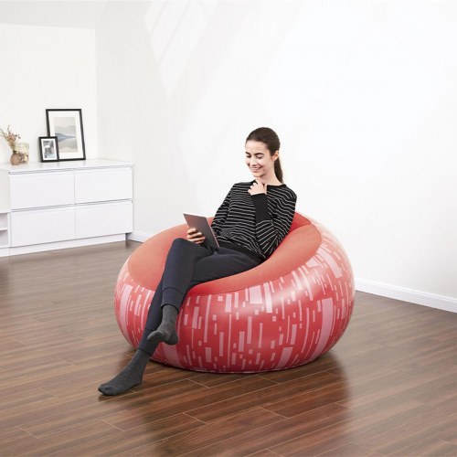Bestway oppustelig lænestol Fashion - 112/122 × 66 cm